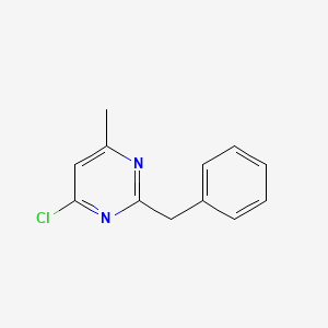molecular formula C12H11ClN2 B1340119 2-Benzyl-4-chloro-6-methylpyrimidine 