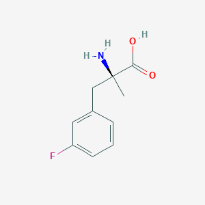 molecular formula C10H12FNO2 B1340122 (S)-2-Amino-3-(3-fluorophenyl)-2-methylpropanoic acid CAS No. 130855-56-0