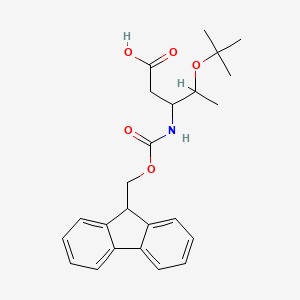 molecular formula C24H29NO5 B13401229 Fmoc-beta-Homothr(tBu)-OH 