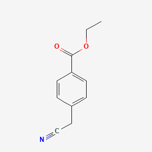 molecular formula C11H11NO2 B1340126 Ethyl 4-(cyanomethyl)benzoate CAS No. 83901-88-6