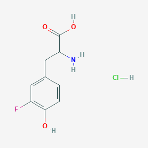molecular formula C9H11ClFNO3 B13401299 3-Fluoro-L-tyrosine hydrochloride 