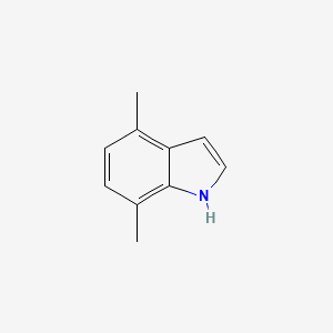 molecular formula C10H11N B1340132 4,7-二甲基-1H-吲哚 CAS No. 5621-17-0
