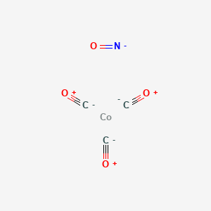 molecular formula C3CoNO4- B13401339 carbon monoxide;cobalt;nitroxyl anion 