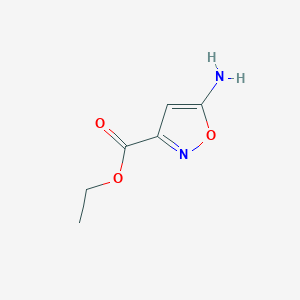 molecular formula C6H8N2O3 B1340139 5-氨基异恶唑-3-羧酸乙酯 CAS No. 485807-08-7