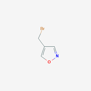 molecular formula C4H4BrNO B1340144 4-(Bromomethyl)-1,2-oxazole CAS No. 6455-40-9