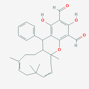 molecular formula C30H34O5 B13401481 Epiguajadial B 
