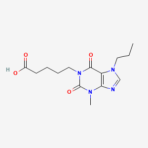 molecular formula C14H20N4O4 B13401553 Ropentofylline 