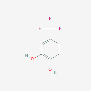 molecular formula C7H5F3O2 B1340158 4-(三氟甲基)苯-1,2-二醇 CAS No. 37519-09-8