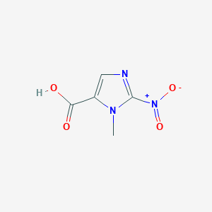 molecular formula C5H5N3O4 B1340163 1-Methyl-2-nitro-1H-imidazole-5-carboxylic acid CAS No. 50700-55-5