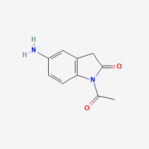 molecular formula C10H10N2O2 B1340164 1-Acetyl-5-aminoindolin-2-one CAS No. 422518-10-3