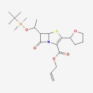 molecular formula C21H33NO5SSi B13401648 Faropenem Impurity 7 