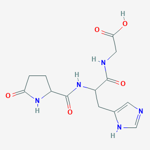 molecular formula C13H17N5O5 B13401672 Anorexigenic peptide 