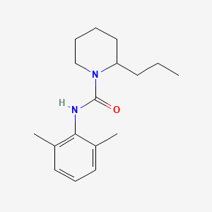 molecular formula C17H26N2O B13401686 N-(2,6-dimethylphenyl)-2-propylpiperidine-1-carboxamide 