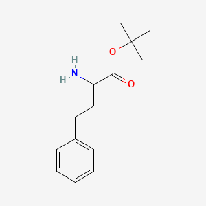 molecular formula C14H21NO2 B13401705 (R)-tert-Butyl 2-amino-4-phenylbutanoate 