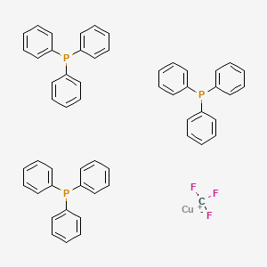 molecular formula C55H45CuF3P3 B1340172 (Trifluoromethyl)tris(triphenylphosphine)copper(I) CAS No. 325810-07-9