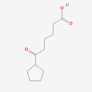 molecular formula C11H18O3 B1340173 6-环戊基-6-氧代己酸 CAS No. 708255-83-8