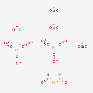 molecular formula C12H2Fe3O12 B13401742 Triiron dodecarbonyl 