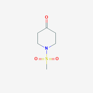 molecular formula C6H11NO3S B1340179 1-N-(Methylsulfonyl)-4-piperidinone CAS No. 218780-53-1