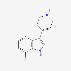 molecular formula C13H13FN2 B1340180 7-Fluoro-3-(1,2,3,6-tetrahydropyridin-4-yl)-1H-indole CAS No. 200714-22-3