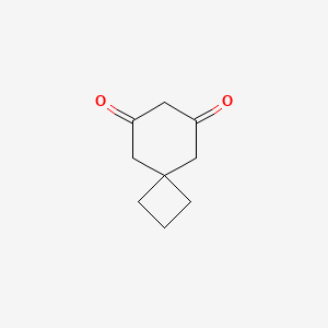 molecular formula C9H12O2 B1340185 螺[3.5]壬烷-6,8-二酮 CAS No. 221342-48-9