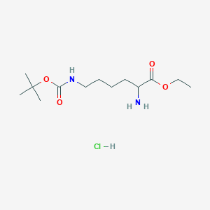 molecular formula C13H27ClN2O4 B13401886 Ethyl 6-N-Boc-D-lysinate HCl 