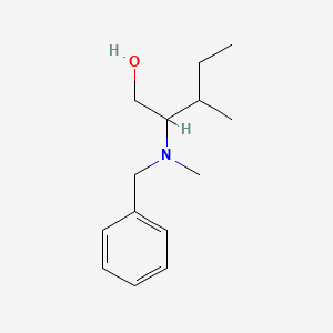 molecular formula C14H23NO B13401910 2-(BenzylmethylaMino)-3-Methyl-pentan-1-ol 