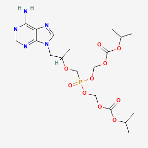 molecular formula C19H30N5O10P B13401913 Tenofovir Disoproxil USP RC A/Tenofovir Disoproxil (S)-Isomer 