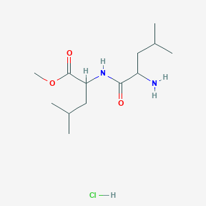 molecular formula C13H27ClN2O3 B13401980 Methyl leucylleucinate (hydrochloride) 