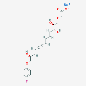 molecular formula C21H22FNaO7 B134020 ZK-994 CAS No. 686773-12-6