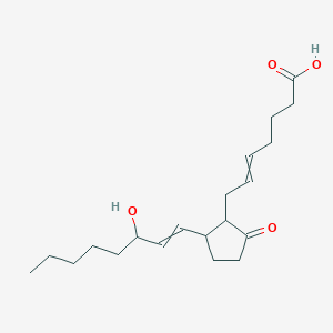 molecular formula C20H32O4 B13402027 7-[2-(3-Hydroxyoct-1-enyl)-5-oxocyclopentyl]hept-5-enoic acid 