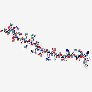 molecular formula C158H248N48O40 B13402063 34-Tyr-bpth (7-34) amide 