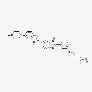 molecular formula C29H30N6O3 B1340207 Hoechst 33258 analog CAS No. 258843-62-8