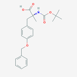 molecular formula C22H27NO5 B13402088 Boc-O-benzyl-alpha-methyl-D-Tyr 
