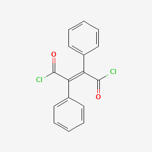 molecular formula C16H10Cl2O2 B13402094 Stilbene dicarboxylic acid chloride 