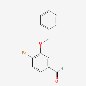 B1340217 3-(Benzyloxy)-4-bromobenzaldehyde CAS No. 736992-48-6