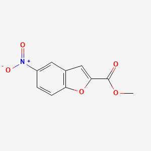 molecular formula C10H7NO5 B1340228 Methyl 5-nitrobenzofuran-2-carboxylate CAS No. 104862-11-5