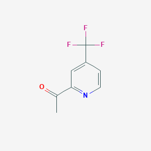 molecular formula C8H6F3NO B134023 1-(4-(Trifluoromethyl)pyridin-2-yl)ethanone CAS No. 145947-94-0