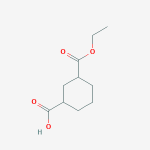 molecular formula C10H16O4 B13402316 3-(Ethoxycarbonyl)cyclohexanecarboxylic acid 