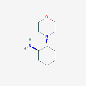 B1340232 trans-2-Morpholinocyclohexanamine CAS No. 291776-02-8