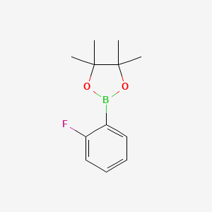 2-(2-Fluorophenyl)-4,4,5,5-tetramethyl-1,3,2-dioxaborolane