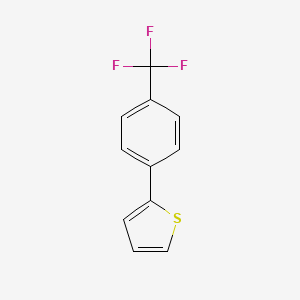 molecular formula C11H7F3S B1340239 2-(4-(Trifluoromethyl)phenyl)thiophene CAS No. 115933-15-8