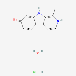 molecular formula C12H13ClN2O2 B13402412 Harmol hydrochloride monohydrate 