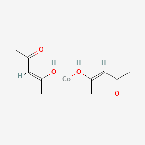 molecular formula C10H16CoO4 B13402442 cobalt(2+) (2E)-4-oxopent-2-en-2-olate (2Z)-4-oxopent-2-en-2-olate 