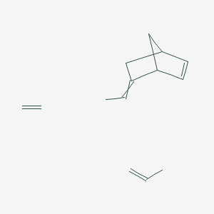 molecular formula C14H22 B13402447 Ethene propene ethylidenenorbornene 