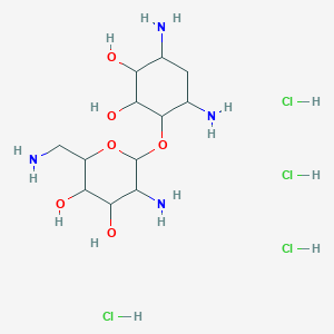 molecular formula C12H30Cl4N4O6 B13402452 Neamine hydrochloride; Neamine tetrahydrochloride 