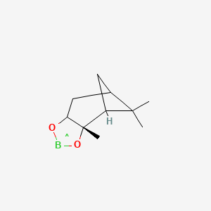 molecular formula C10H16BO2 B13402530 (+)-Pinaneborane 