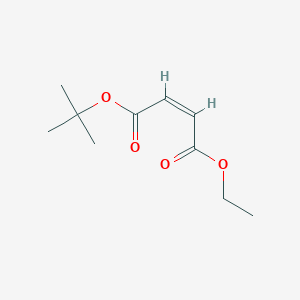 molecular formula C10H16O4 B13402596 4-O-tert-butyl 1-O-ethyl (Z)-but-2-enedioate 