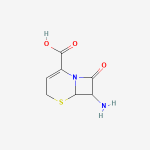 molecular formula C7H8N2O3S B13402692 7-Amino-8-oxo-5-thia-1-azabicyclo[4.2.0]oct-2-ene-2-carboxylic acid 