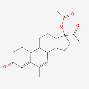 molecular formula C23H30O4 B13402700 Nomegestrol (acetate) 