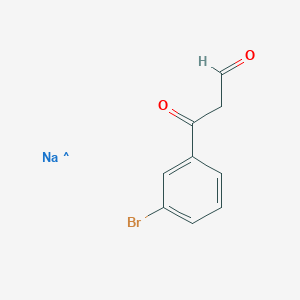 molecular formula C9H7BrNaO2 B13402714 CID 131699360 